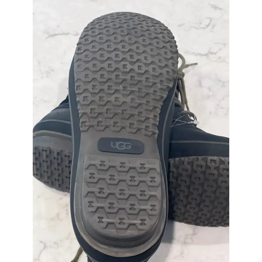 Ugg Men’s Zetik Gorpcore Lace Up Duck Waterproof Winter Snow Boots Size 14 Black